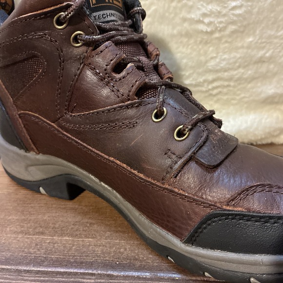 Ariat Women's All Terrain Weather Waterproof Leather Hiking Boot Brown Size 9.5B - Picture 12 of 16